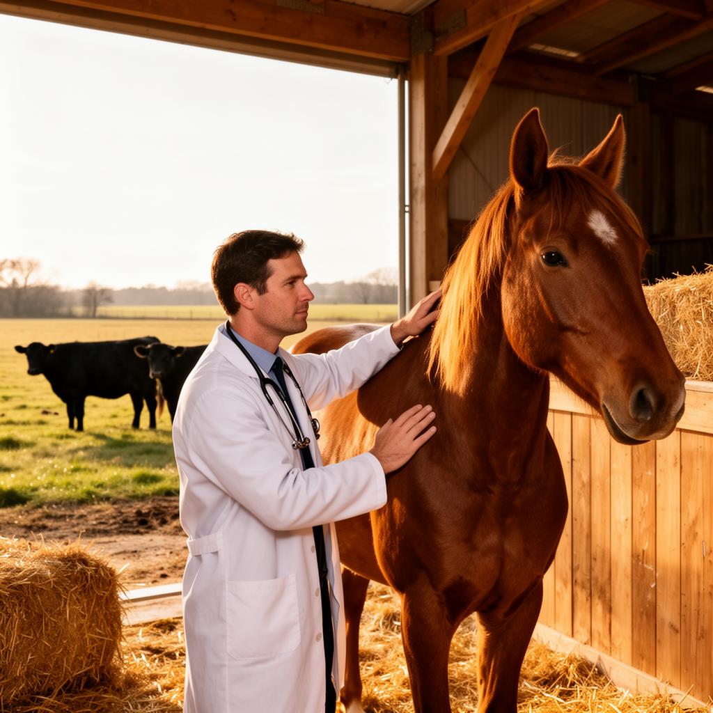 Healthy cattle on managed pasture